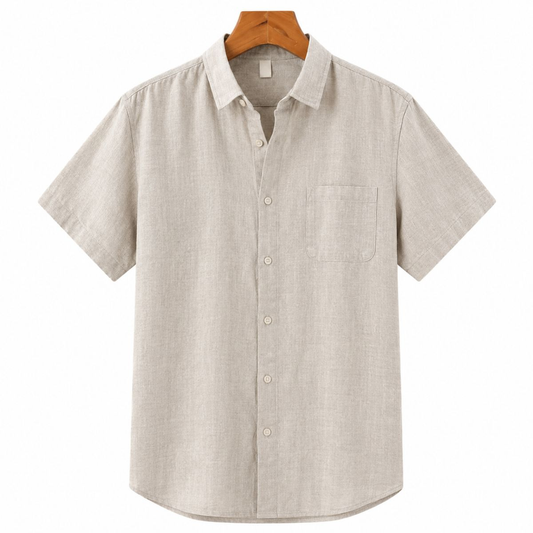 Cape Town - 100% Linen Short Sleeve Shirt